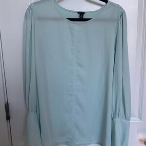 Ann Taylor Mint Green Women's Blouse | Size XL